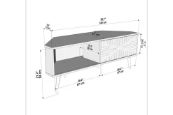 Abbas Tv-bänk 140 cm