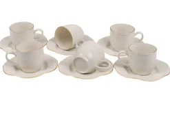 Adine Kaffeservis 12 Delar Porslin