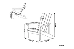 Adirondack Däckstol 88|75|88 cm