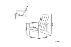 Adirondack Däckstol 88|75|88 cm