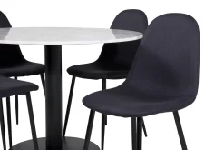 Admira Matgrupp 106 cm Rund inkl 4 Ypas Stolar
