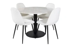 Admira Matgrupp 106 cm Rund inkl 4 Ypas Stolar