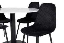 Admira Matgrupp 106 cm Rund inkl 4 Ypas Stolar