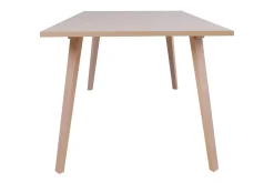 Adora Matbord 150x90x73 cm Ljus Bok