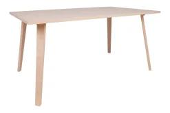 Adora Matbord 150x90x73 cm Ljus Bok