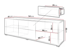 Agawal Tv-bänk 141 cm