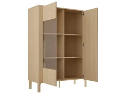 Aggarwal Vitrinskåp 103 cm med Belysning