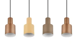 Agudo Taklampa 4L E27 flerfärgad