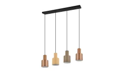 Agudo Taklampa 4L E27 flerfärgad