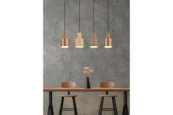 Agudo Taklampa 4L E27 flerfärgad