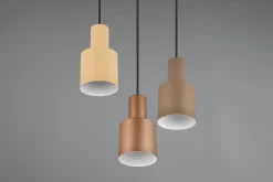 Agudo Taklampa 3L E27 flerfärgad