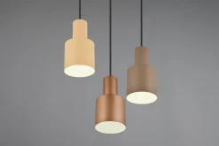 Agudo Taklampa 3L E27 flerfärgad