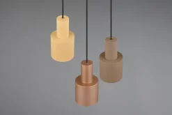 Agudo Taklampa 3L E27 flerfärgad