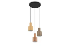 Agudo Taklampa 3L E27 flerfärgad