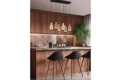 Agudo Taklampa 6L E27 flerfärgad