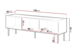 Akie Tv-bänk 150 cm