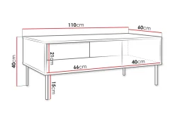 Akiko Soffbord 110 cm