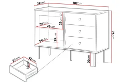 Akilesh Byrå 102 cm