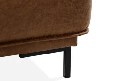 Akron 2-sits Soffa med Divan Höger Bondedläder