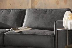 Akron 2,5-sits Soffa med Schäslong Vänster Bondedläder