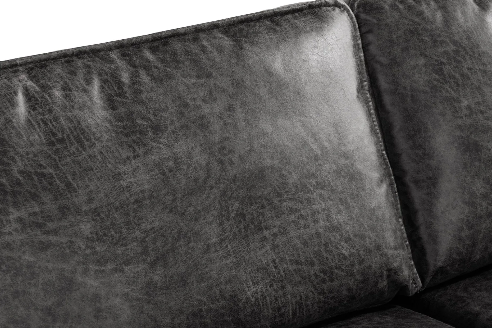 Akron 2,5-sits Soffa med Schäslong Vänster Bondedläder