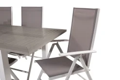 Albany Förlängningsbar Matgrupp Utomhus 152cm + 6 Break Matstolar