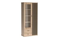 Aldbrough Vitrinskåp 40,6 djup 86,4 cm bred 191 cm hög Trä Glas