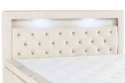 Alessia Komplett Sängpaket med Förvaring LED-belysning 160x200 cm