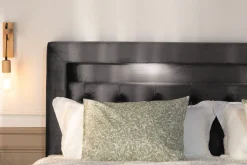 Alessia Komplett Sängpaket med Förvaring LED-belysning 180x200 cm
