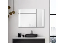 Allejaure Badrumsspegel 100x70 cm LED-belysning