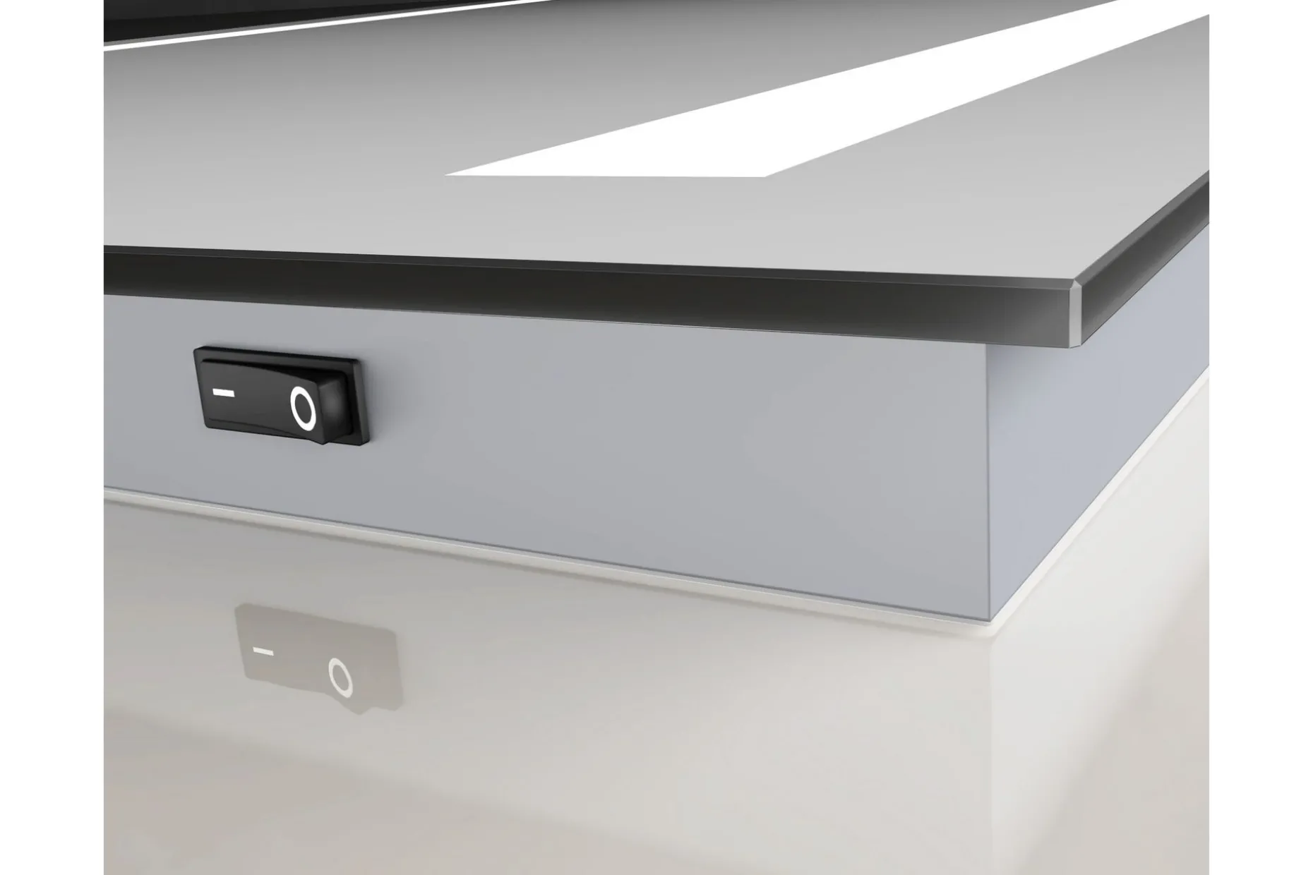 Allejaure Badrumsspegel 80x60 cm LED-belysning
