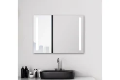 Allejaure Badrumsspegel 80x60 cm LED-belysning
