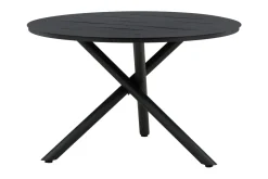 Alma Matbord Utomhus Rund 120 cm Svart