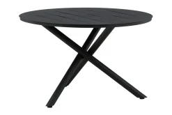 Alma Matbord Utomhus Rund 120 cm Svart