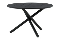 Alma Matbord Utomhus Rund 120 cm Svart