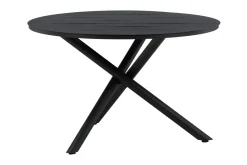 Alma Matbord Utomhus Rund 120 cm Svart
