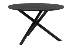 Alma Matbord Utomhus Rund 120 cm Svart