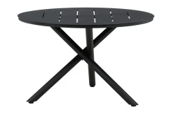 Alma Matbord Utomhus Rund 120 cm Svart