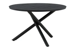Alma Matbord Utomhus Rund 120 cm Svart