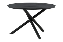 Alma Matbord Utomhus Rund 120 cm Svart