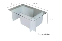 Almasi Soffbord 105x40x105 cm