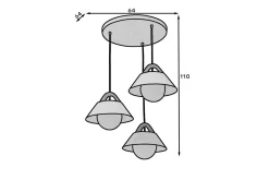 Almitara Pendellampa Rund