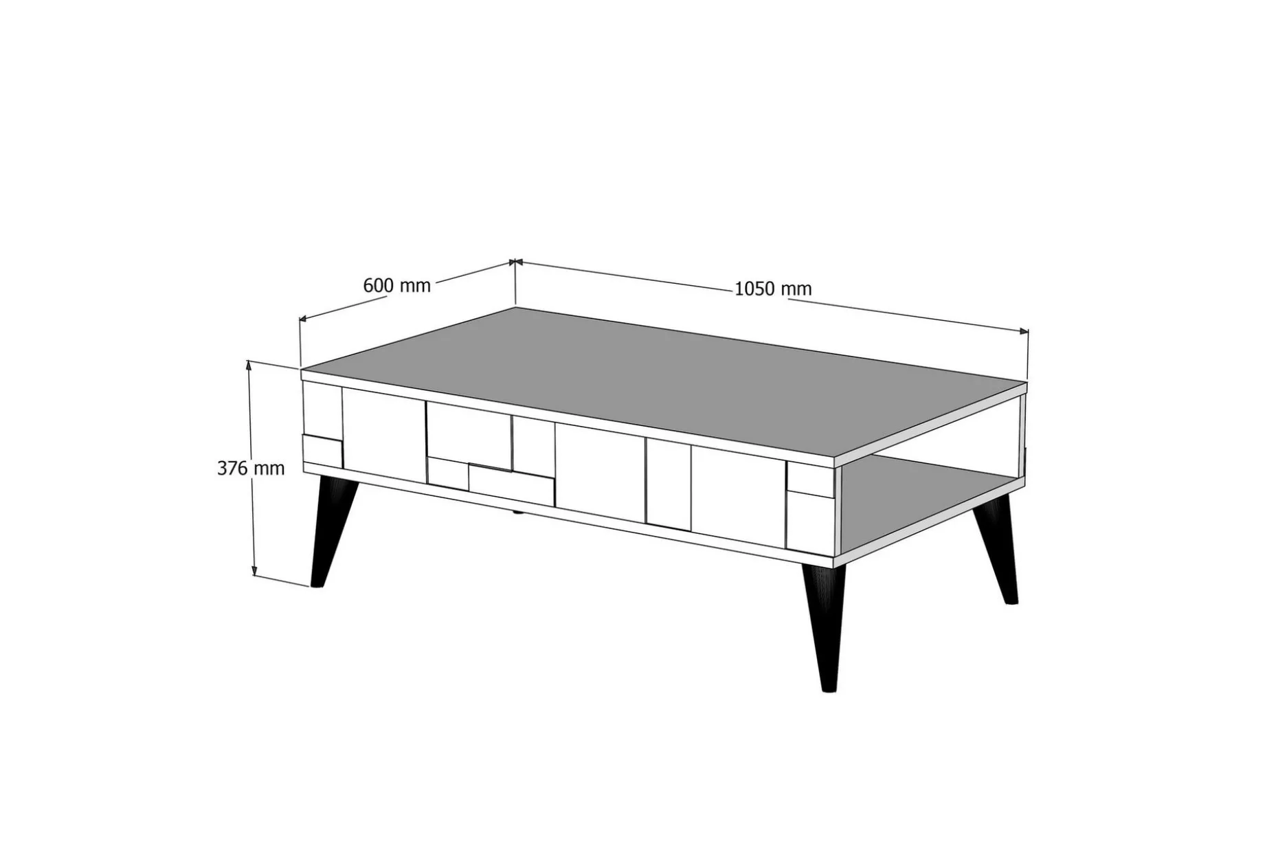 Alsacia Soffbord 105 cm
