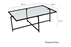 Alskaliden Soffbord 94x35x94 cm