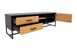 Amsterdam TV-nivå 160 cm Ek/Svart