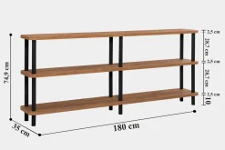 Andifli Bokhylla 180x74,9 cm