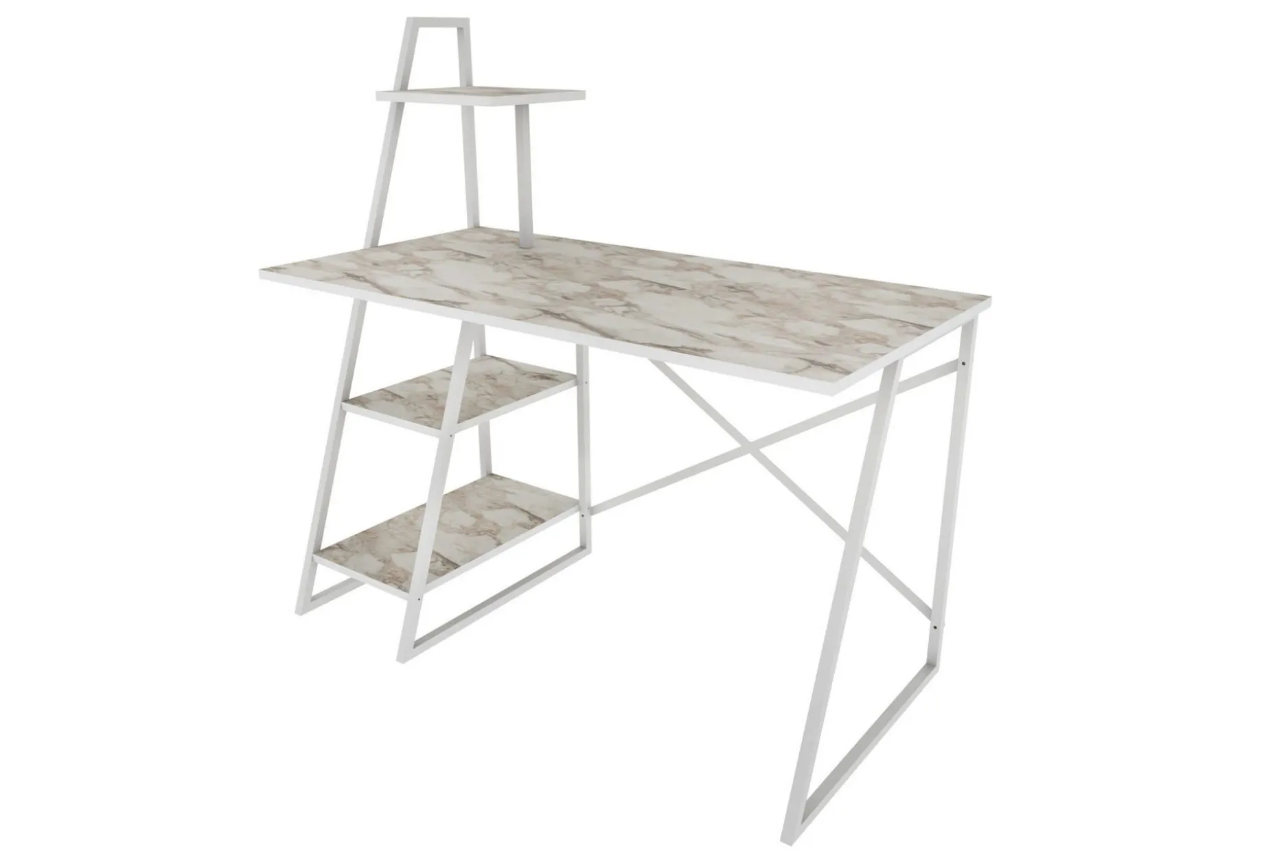 Andifli Skrivbord 60x120x120 cm med förvaring