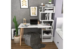 Andifli Skrivbord 55x146,4x133 cm med förvaring
