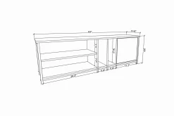 Andifli Tv-bänk 140x50,8 cm