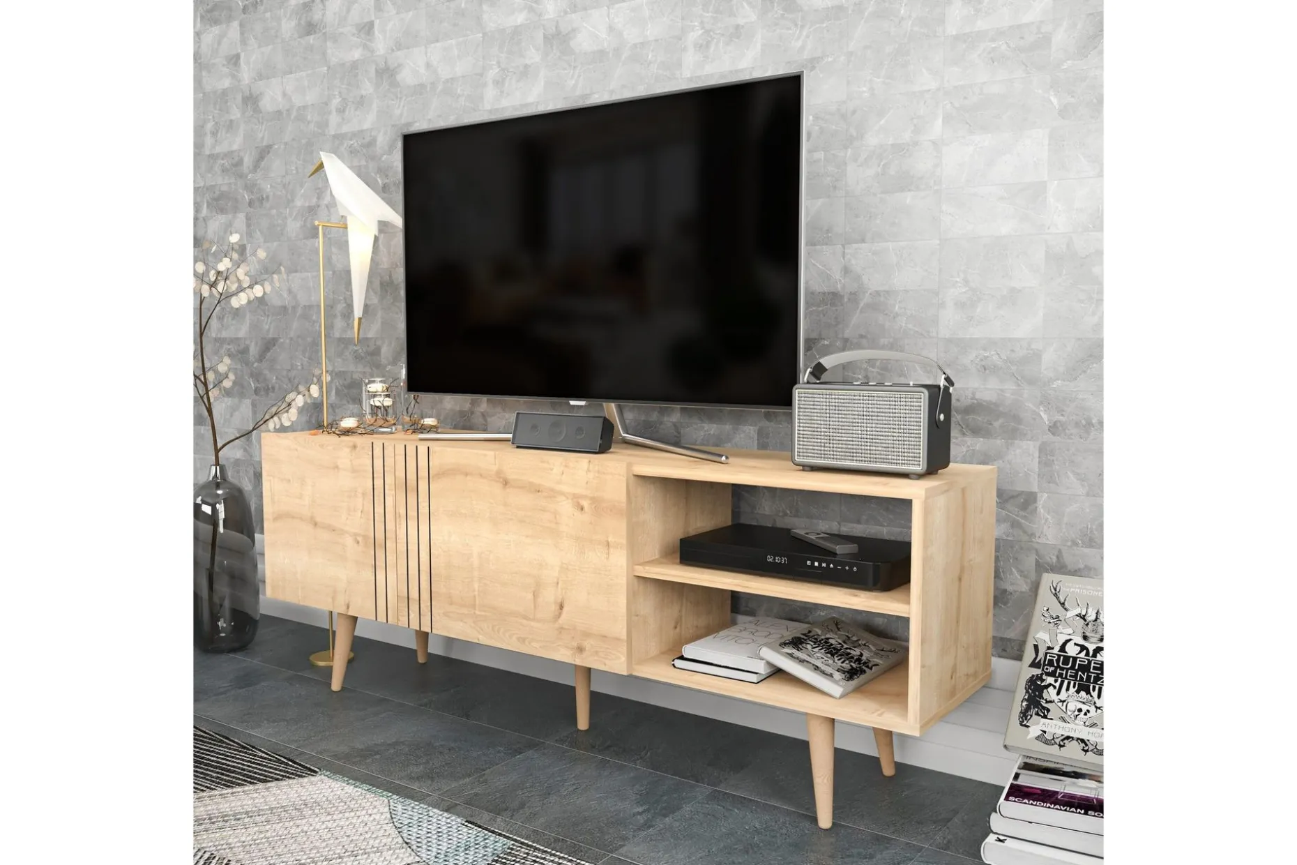 Andifli Tv-bänk 160x38,6 cm